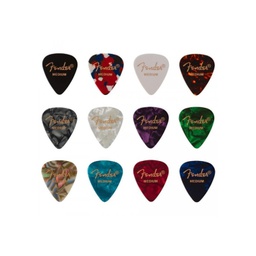 [PUASGUIFEN059] Fender 351 Celluloid Medley Medium Pack 12 Púas