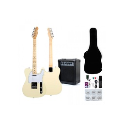 [GUITELEFZN0002] Pack guitarra eléctrica FZONE TE Crema   ampli