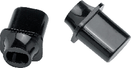 [INTEGUIFEN009] Fender Pure Vintage Telecaster Top-Hat Switch Tips Black Botones (2)