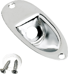 [JACKGUIFEN001] Fender Stratocaster Jack Ferrules Chrome