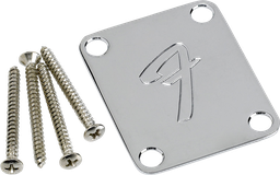 [PLACGUIFEN010] Fender Placa Guitarra Vintage F Chrome