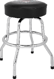 [BANQGUIFEN007] Fender Custom Shop Chevron Logo Barstool Black/Chrome 24&quot;
