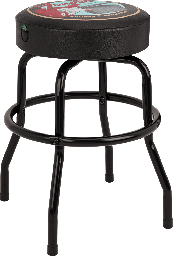 [BANQGUIFEN008] Fender Guitars &amp; Amps Pick Pouch Barstool Black/Black 24&quot;