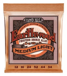 [JUEGACUERN011] Ernie Ball 2146 Earthwood Phosphor Bronze (12-54)