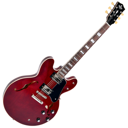 [GUITELASIG006] Sigma HBA-102H-TR Transparent Cherry Red