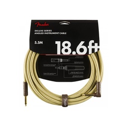 [CABLGUIFEN100] Fender Deluxe Cable Tweed Angulo 5,5m