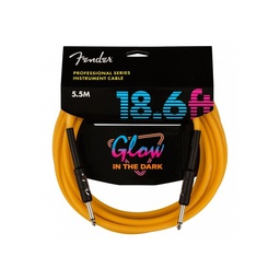 [CABLGUIFEN122] Fender Professional Cable Glow in the Dark Orange 5,5m