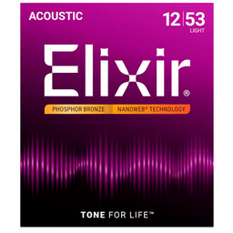[JUEGGUIELX018] Elixir Nanoweb Light Phosphor Bronze Acústica (12-53)