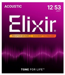 [JUEGGUIELX006] Elixir Nanoweb Light Acústica (12-53)