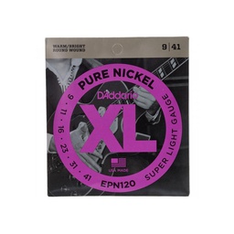 [JUEGELEDAD017] DAddario EPN120 (09-41) XL Pure Nickel Super Light