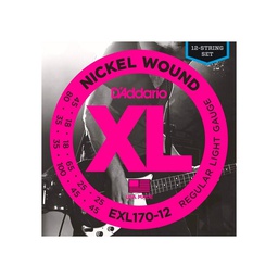 [JUEGBAJDAD023] Daddario EXL170-12 (45-100) 12 Cuerdas Nickel Wound