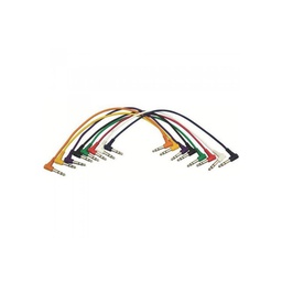 [CABLGUIOSS013] On Stage PC18-17QTR-R Cable Pedales J/J 45cm Pack 8
